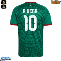 Mexico Alexis Vega #10 Hjemmedrakt EM 2024 Kortermet